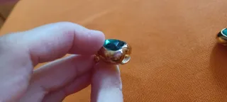 Orecchini vintage a cuore clip