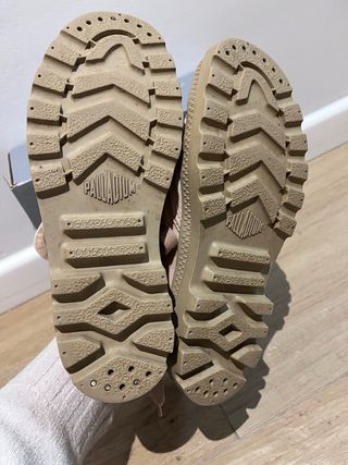 Botas Palladium Baggy Mujer T37 Beige/Rosa