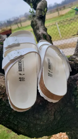 Birkenstock Donna Bianco Tg 40