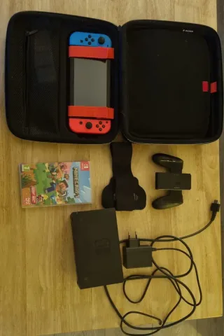 Nintendo Switch Azul/Rojo + Minecraft