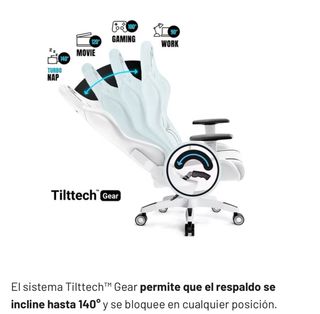 SILLA GAMING DIABLO X-ONE NEGRA Y BLANCA 2.0