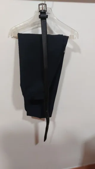 Traje de comunión niño blanco y azul