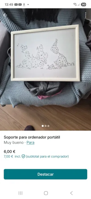 Soporte portátil para ordenador