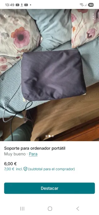 Soporte portátil para ordenador