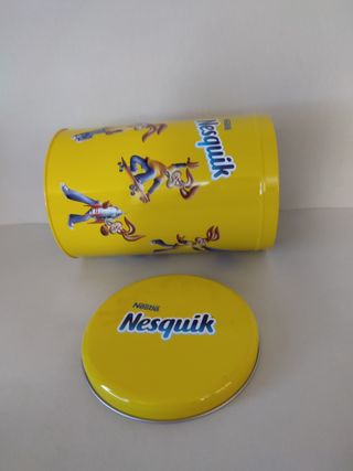 Caja Lata Bote Nesquik Nestle Metálico