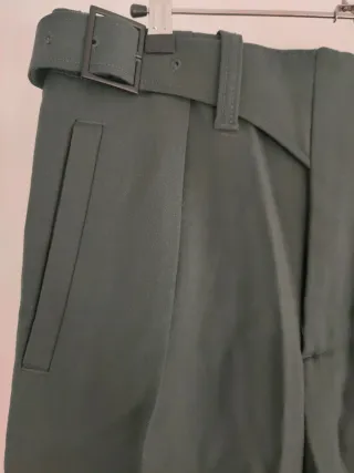 Pantalón lana, Zara Studio con cinturón