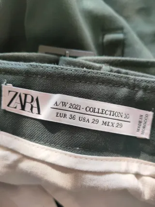 Pantalón lana, Zara Studio con cinturón