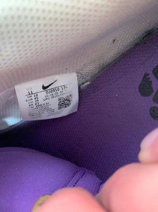 Nike Dunk Off-White Talla 36 Morado