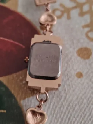 Reloj PARPOR Cuarzo Mujer color oro rosa y Blanco