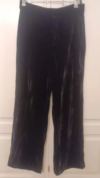 Traje de terciopelo Zara negro