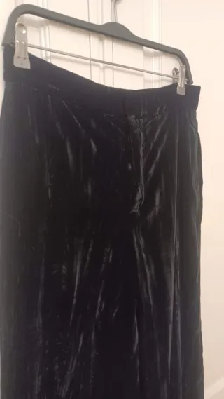 Traje de terciopelo Zara negro