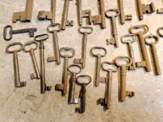 Lotto chiavi antiche vintage