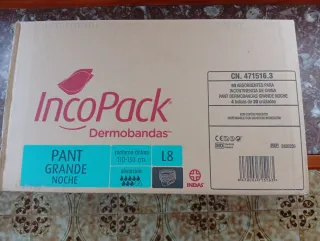 Caja de 80 unidades talla grande para adultos