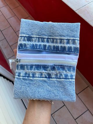 Porta tabacco in denim