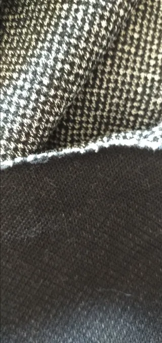 Tela gris y blanca de confección 2m