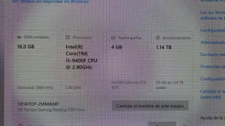 Ordenador Gaming HP TG01-0035n Negro/Verde