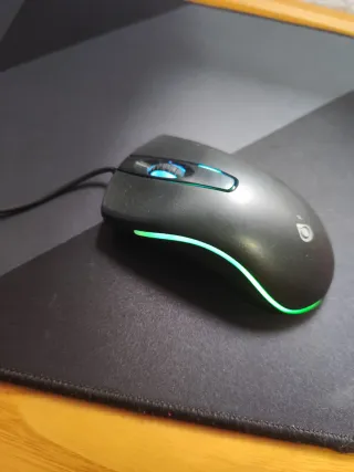 Ratón Gaming Negro y Naranja