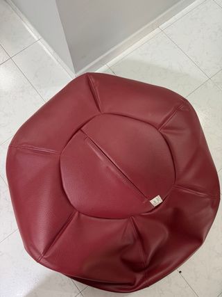 Puff Granate Piel Sintética