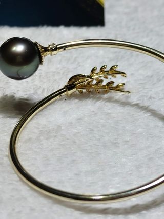 Pulsera Plata 925 Perla Tahitiana