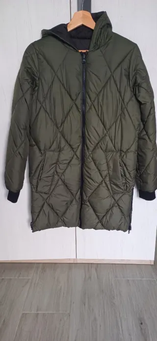 Chaquetón acolchado niña verde