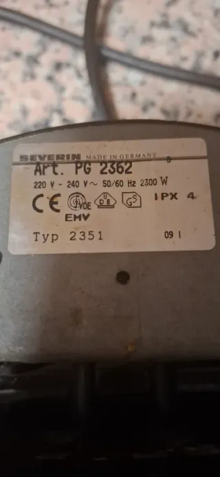 Parrilla Eléctrica Severin