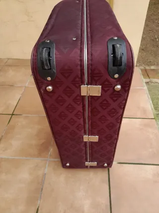 Maleta Vintage Grande Granate