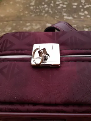 Maleta Vintage Grande Granate