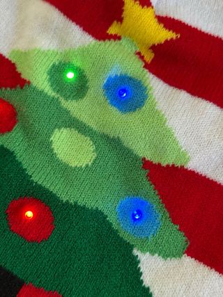 Gorro Navideño con Luces LED