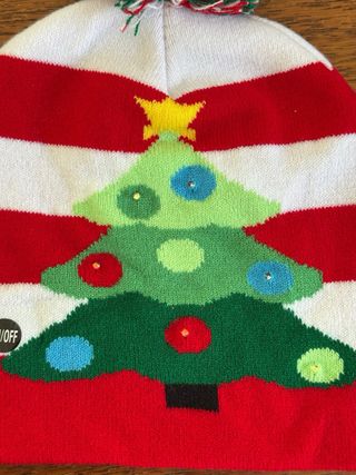 Gorro Navideño con Luces LED