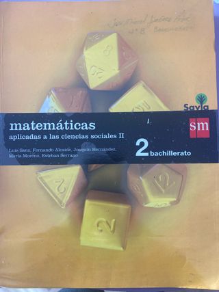 Matemáticas aplicadas a las ciencias sociales I...