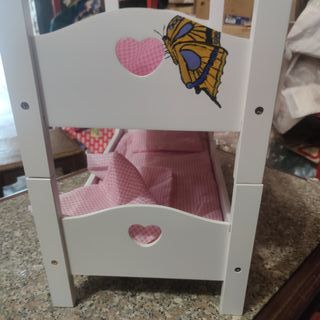 Lettino a castello per bambole