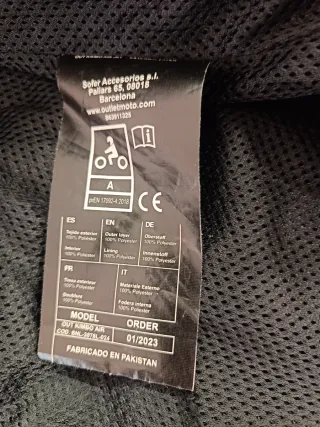 Chaqueta Moto Mujer Verano Cordura