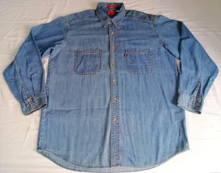 Camisa Levis Hombre Vaquera Azul