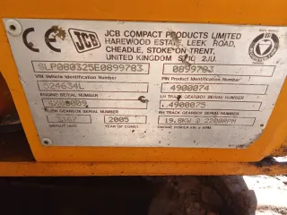 Miniexcavadora JCB 8035 Perkins