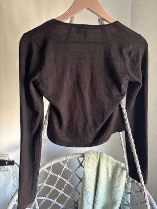 Jersey corto H&M negro talla S