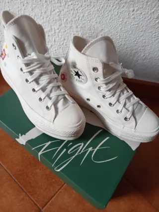 Converse Blancas Mujer Talla 38