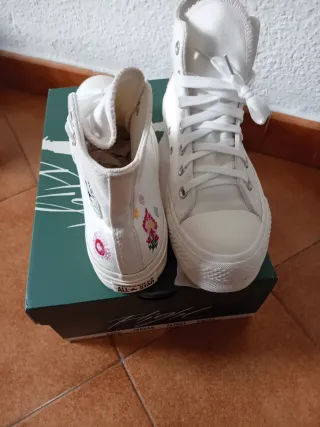 Converse Blancas Mujer Talla 38