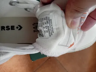 Converse Blancas Mujer Talla 38