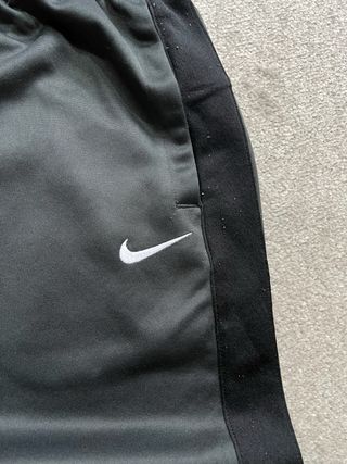 Pantalón Ancho de Chándal Nike Gris y Negro