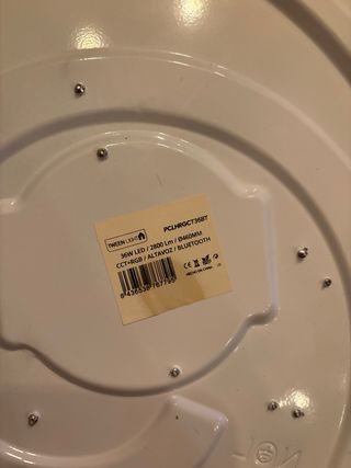 Plafón techo LED RGB con altavoz + Mando