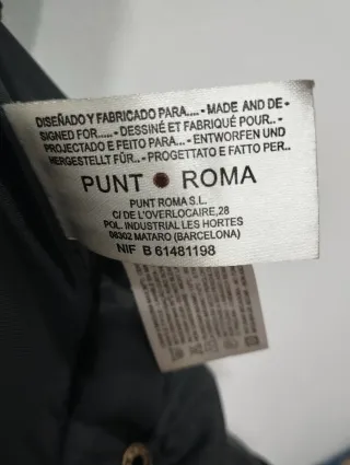 Chaqueta Punto Roma T.52 Gris