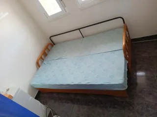 Estructura sofá cama + 2 colchones