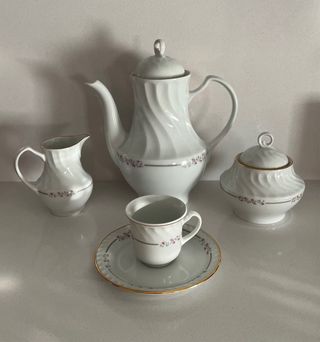 Juego de café/té porcelana