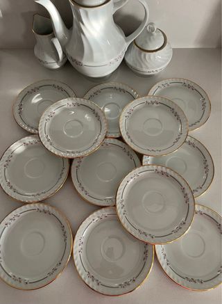 Juego de café/té porcelana