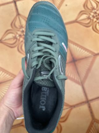Zapatos fútbol sala Joma verdes semi nuevas