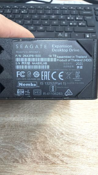 Disco Duro Externo Seagate Expansion 14TB