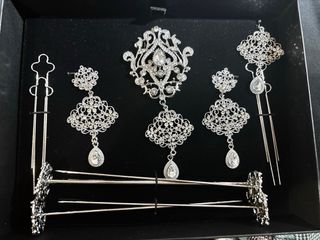 Lote Fallera Plata Flor d Aigua