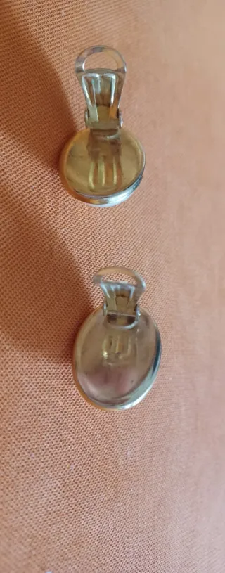 Orecchini vintage clip, tipo perla