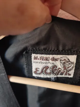 Chaleco Pekari Negro Talla M Vintage