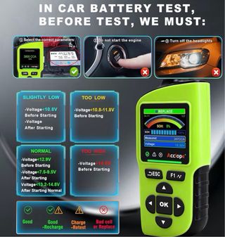 Comprobador de Batería Acclope BT90 PRO